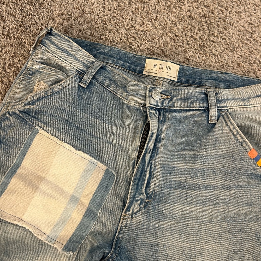 We The Free Light Blue Denim Jeans